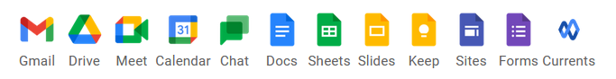 google workspace indeholder