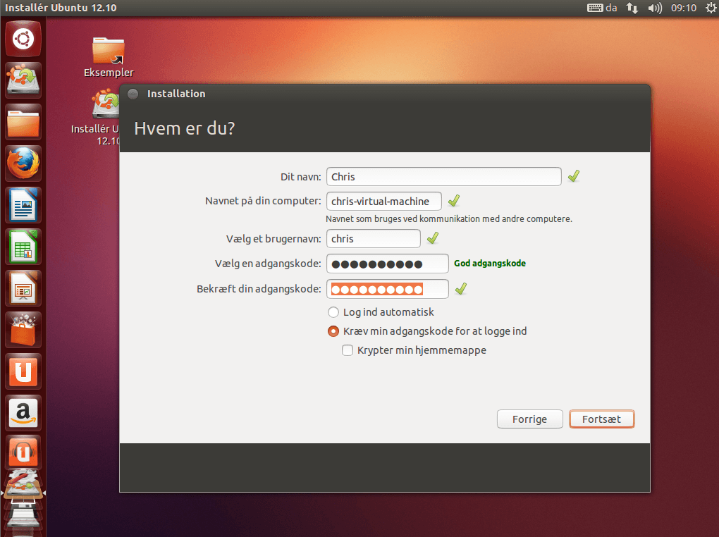 Ubuntu installer ved siden af Windows