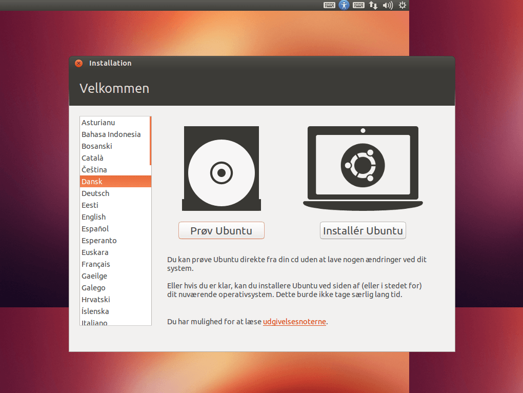 Ubuntu installer